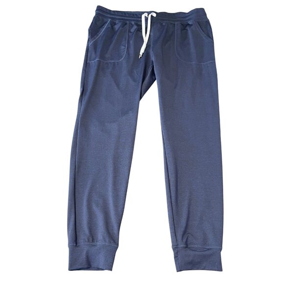 ZYIA Athleisure Sweatpant Joggers Womens Size 3XL Blue Pull On Gym Fitness Relax - Picture 1 of 11